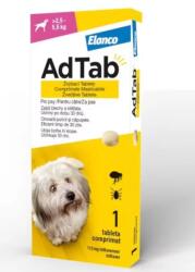  Elanco Tableta Antiparazitara Pentru Caini, AdTab (2.5-5.5 kg) 1 tableta x 112.5 mg (expira la 31.07. 2026)
