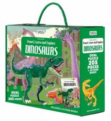 Sassi Junior Puzzle Sassi Cunoaste invata si exploreaza Dinozauri 205 piese (978-88-303-0728-5)