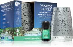 Yankee Candle Sleep Diffuser Kit Silver difuzor electric + refill 1 buc