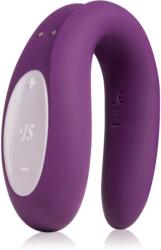Satisfyer Double Joy vibrator pentru cuplu Purple 9 cm Vibrator