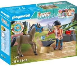 Playmobil Set Figurine PLAYMOBIL Horses of Waterfall Potcovarul Ben Si Ahile 5 Ani+ Multicolor (71357)