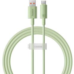 Baseus Habitat Series kábel, USB - USB-C, Gyorstöltés, 100W, 2m, Zöld (P10360203631-01)
