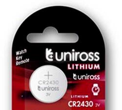 Uniross 2430 Li-ion gombelem 3V (U5CR2430)