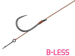 Delphin Proxi Sting 8cm 0, 10mm 12 Füles, Szakáll Nélküli Előkötött Horog Csalitüskével 6db (101004251)