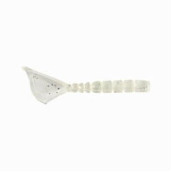 Mustad Aji Parachute Tail 4, 31cm Clear Luminous Silver Glitter Plasztik Csali 12db (M8075009)
