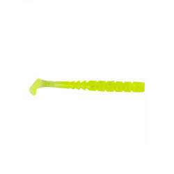 Mustad Aji Paddle Tail 2'' Clear Chartreuse Plasztik Csali 12db (M8085005)