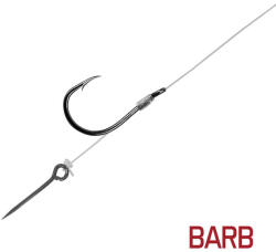 Delphin FLR Sting 8cm 0, 22mm 10 Füles, Szakállas Előkötött Horog Csalitüskével 6db (101004237)