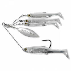 Livetarget Minnow Spinner Rig Pearl White/Silver Small 11gr Spinnerbait (LT202755)