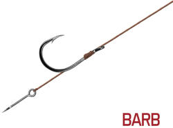 Delphin Proxi Sting 12cm 0, 10mm 10 Füles, Szakállas Előkötött Horog Csalitüskével 6db (101004246)