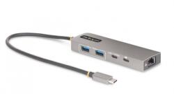 StarTech Hub USB Startech 10G2A1C25EPD-USB-HUB, 2x USB 3.2 gen 1, 2x USB-C, 1x RJ45, Gray (10G2A1C25EPD-USB-HUB)