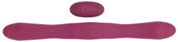 Doc Johnson Tryst Duet Double Ended Vibrator with Wireless Remote Berry