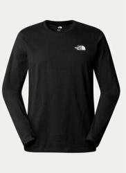 The North Face Longsleeve Simple Dome NF0A87QN Negru Regular Fit