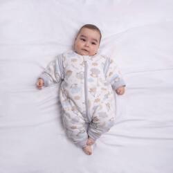 Kidizi Sac de dormit copii din bumbac moale cu picioare si maneci detasabile Kidizi On a cloud Pastel 6-18 luni (5949551908029)