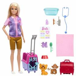 Mattel Barbie DOLL SALVA ANIMALELE - BLOND (HRG50)