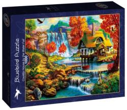 Bluebird Puzzle 1000 db-os puzzle - Country House by the Water Fall (90583) (90583)