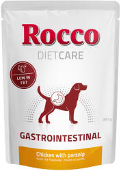 Rocco 12x300g Rocco Diet Care Gastro Intestinal csirke & pasztinák tasakos nedves kutyatáp