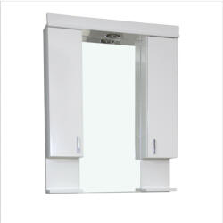 Global Viva Tükrös fürdőszobai szekrény LED világítással - DUPLA szekrénnyel - 100 x 97 x 17 cm (1E1000) - moretti
