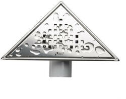  SAY Kackar háromszög zuhanyszifon RM 17, 5x17, 5 cm (fém) (71KCRP) - moretti