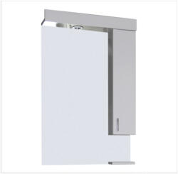 Global Viva Tükrös fürdőszobai szekrény LED világítással - JOBBOS szekrénnyel - 75 x 97 x 17 cm (1E750) - moretti