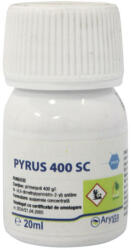 Arysta Pyrus 400SC 20 ml, fungicid de contact, Arysta LifeScience, Putregai Cenusiu (vita de vie, tomate, floarea soarelui), Rapan (par) (550-6426985071127)