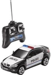 Revell Control RC távirányítós modellautó, 1: 24 méretű rendőrautó, fekete - fehér 24655 BMW X6 Police (24655)