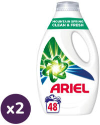 Ariel Folyékony mosószer, Mountain Spring 2x2, 4 liter (96 mosás) - pelenka