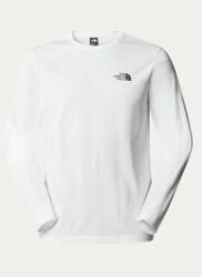 The North Face Longsleeve Simple Dome NF0A87QN Alb Regular Fit