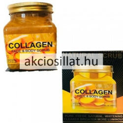 Natural Srub Natural Scrub Collagen Kollagénes Arc és Testradír 500ml