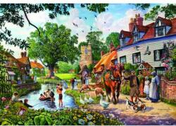 Bluebird Puzzle 90569 - A Village in Summer - 1000 db-os puzzle