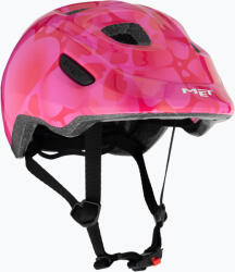 MET Cască de bicicletă pentru copii MET Hooray pink hearts glossy