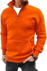  Dstreet Férfi kapucnis pulóver narancssárga bx5669 XL
