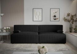 Veneti RADANA stílusos kanapé tárolóhellyel - fekete 1