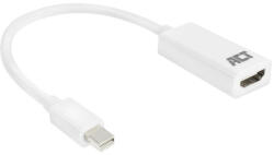 ACT AC7525 Mini DisplayPort male to HDMI-A female adapter 0, 15m White (AC7525) - nyomtassingyen