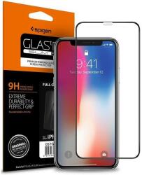 Spigen 063GL25234 Apple iPhone 11 Pro / X / XS Spigen GlastR Slim HD edzett üveg képernyővédő fólia, Fekete (063GL25234)