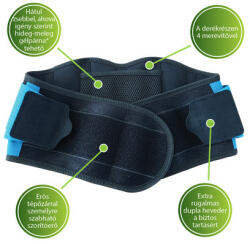 VIVAFIT Sport derékszorító merevítéssel és elasztikus pántrendszerrel M - vital24