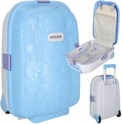Inlea4Fun Gyermek bőrönd kerekeken kézipoggyász - Kék (IA-KX3964)