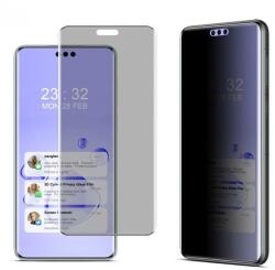  Temp-glass63127376491 Huawei Mate 60 Pro teljes 3D lefedettséget biztosító betekintésvédelemmel ellátott karcálló, ütésálló kijelzővédő üvegfólia, 9H tempered glass, törlőkendővel (Betekintésgátló) (T