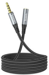 hoco. 3.5mm audio hosszabbító kábel apa / anya kábel, 1m, fekete - mobilehome