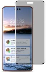 Temp-glass63127376486 Huawei Mate 60 RS Ultimate teljes 3D lefedettséget biztosító betekintésvédelemmel ellátott karcálló, ütésálló kijelzővédő üvegfólia, 9H tempered glass, törlőkendővel (Betekintésg