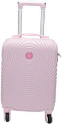 Leonardo Da Vinci Love matte pink keményfalú bőrönd 41cmx30cmx20cm-kis méretű kabin bőrönd (416523)
