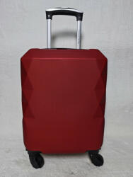 Leonardo Da Vinci Cube Piros keményfalú bőrönd 40cmx31cmx19cm-kis méretű kabin bőrönd (814012)