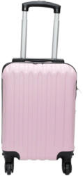 Leonardo Da Vinci Like rózsaszín keményfalú bőrönd 38cmx29cmx19cm-kis méretű kabin bőrönd (123569)