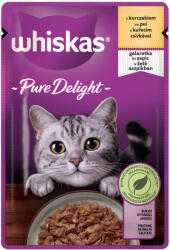 Whiskas 28x85g Pure Delight alutasakos macskaeledel csirkehússal aszpikban