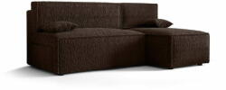 Veneti RADANA kényelmes kinyitható kanapé tárolóhellyel - sötétbarna