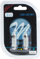 m-tech LED Izzó C5W 36 mm 8-SMD (2db) fehér - M-TECH