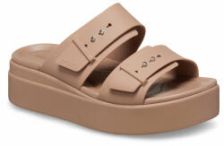 Crocs Papucs Crocs Brooklyn Low Wedge Sandal W 207431 Latte 2Q9 38_5 Női