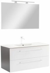 Leziter Vario Clam 100 komplett fürdőszoba bútor antracit-fehér