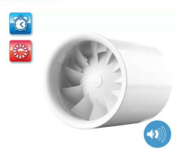 Vents Quietline 100 T időkapcsolóval, golyóscsapágyas elszívó csőventilátor (VE-QL100T)