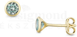  14K sárga arany fülbevaló - átm. 5, 5 mm (AU12244) AU12244