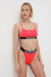 Calvin Klein bikini felső piros, enyhén merevített kosaras - rózsaszín XS - answear - 13 990 Ft